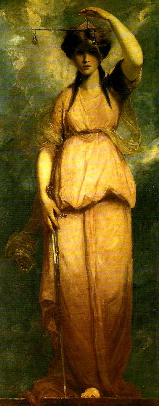 Sir Joshua Reynolds justice oil painting image